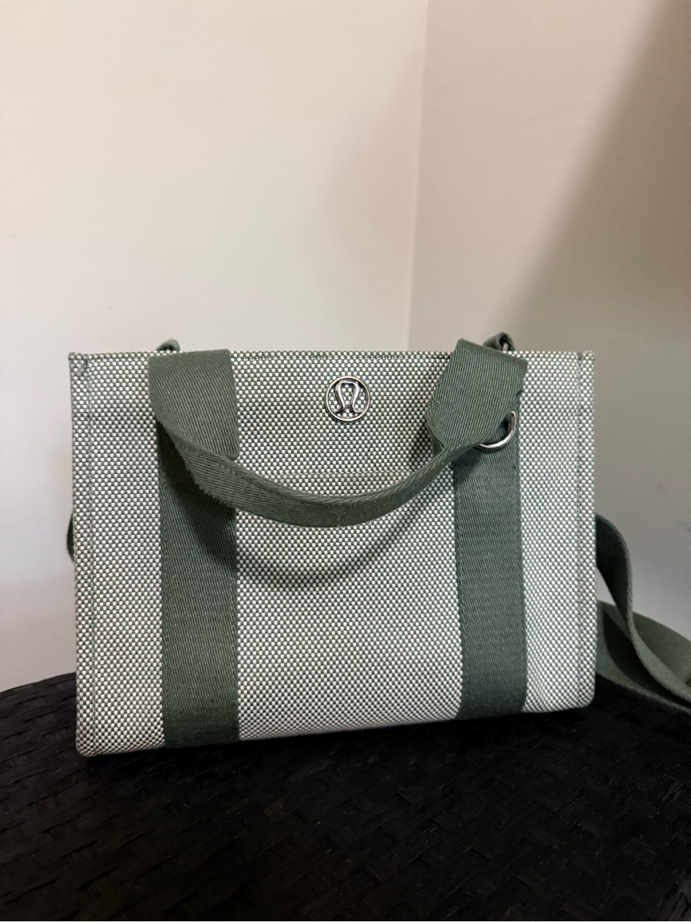 Two-Tone Canvas Mini Tote Bag 4.5L